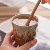 Japanese Style Rough Pottery Antique Tea Cup