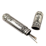 Hand-sewing sewing box needle storage tube