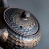 Handmade Rough Pottery Teapot With Hand Bubble Teapot