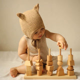 Beaded Building Blocks, Logs, Niche Construction Toys Ins