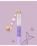 Black Pen Metal Pendant Pen Ins Japanese Color Gel Pen Blue Black Pen Color Pen Color Pen