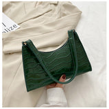 Solid Color Carry Underarm Bag