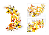 Three-dimensional Simulation Butterfly Wall Stickers Refrigerator Stickers Wedding Decoration Brooch Hair Accessories Stickers