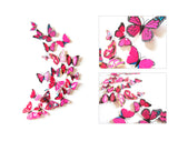 Three-dimensional Simulation Butterfly Wall Stickers Refrigerator Stickers Wedding Decoration Brooch Hair Accessories Stickers