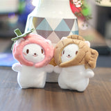 Korean INS Snapper Head Cat Korean Keychain Cute Cat Snapper Action Key Chain Doll Pendant Bag Accessories For Baby Girls