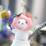 Korean INS Snapper Head Cat Korean Keychain Cute Cat Snapper Action Key Chain Doll Pendant Bag Accessories For Baby Girls