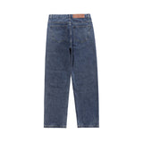 Burnt-out Technology Loose Straight-leg Jeans