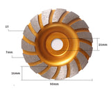 Ground Corner Grinding Wheel Disc Edge Polishing And Grinding Disc Thickened