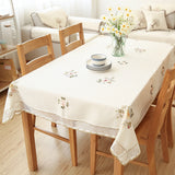 Fabric cotton floral tablecloth