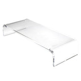 Acrylic transparent computer stand