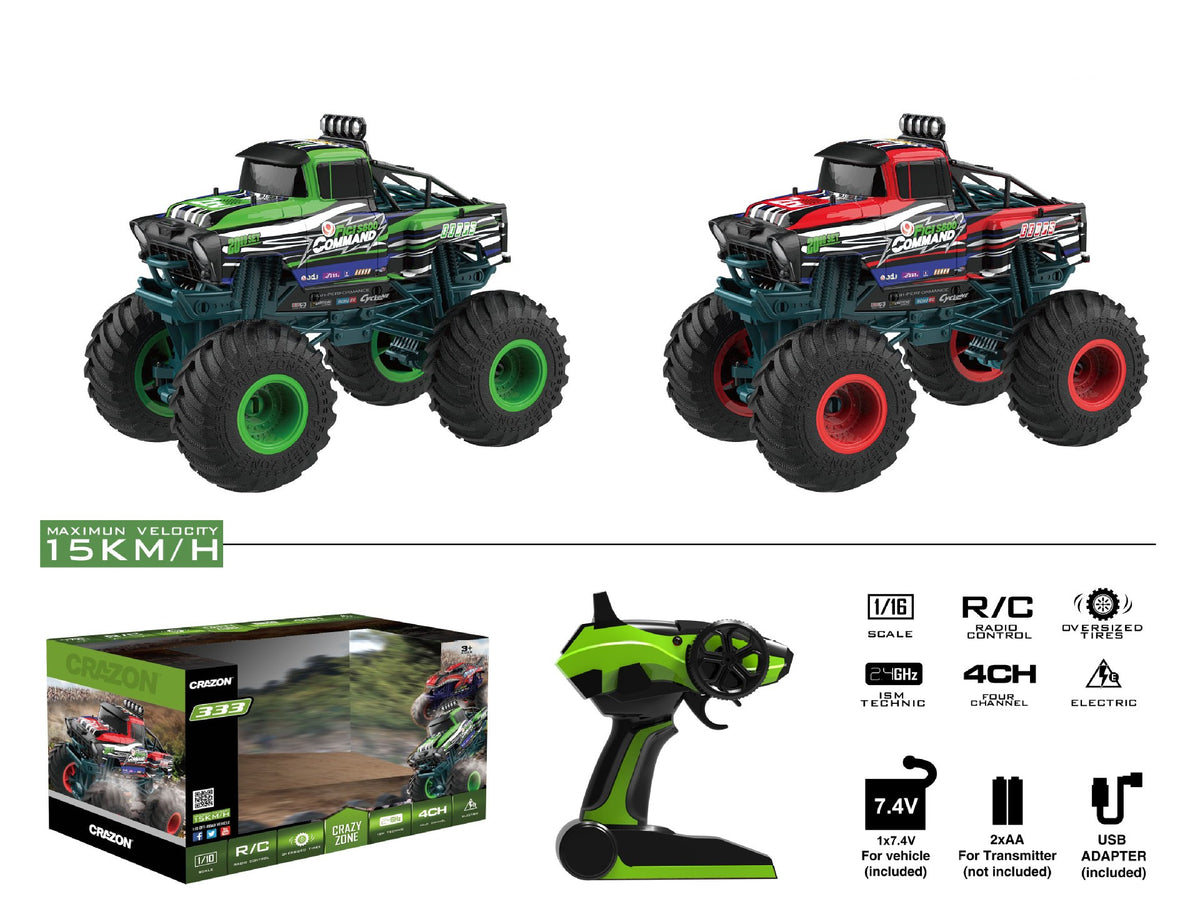 Oversized Off Road Electric Remote Control Vehicle