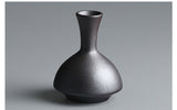 Handmade Rough Pottery Vase Ceramic Flower Tea Table Handicraft Ornaments