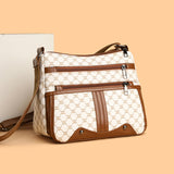 Women's Large-capacity Stitching Pattern Bag