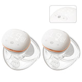 2Pcs Wearable Breast Hands Free Electric Portabl