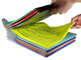 For Ezstax Fast Clothes Fold Board Organization System Travel Closet Drawer Stack