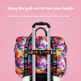 Travel Bag Large Capacity Lightweight Tote Business Traveling Luggage Bag Can Cover Trolley Case
