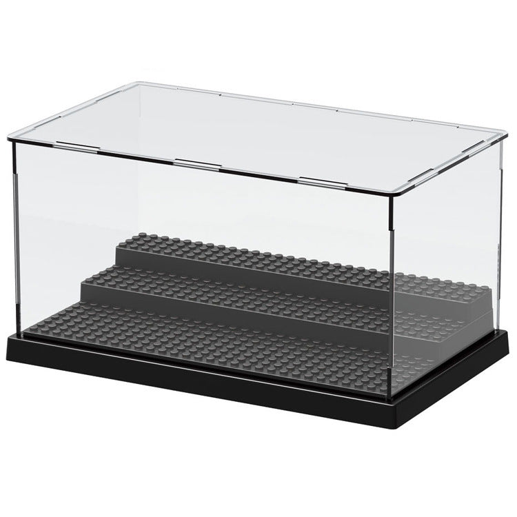 Special box For Building Block Dolls. Transparent Display Board