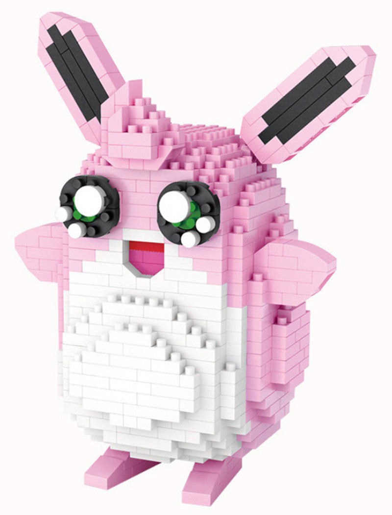 Assembled building block toys