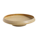 Japanese Style Rough Pottery Plate Retro Style