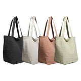 Polyester Striped Seersucker Women's Bag
