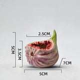 Creative Simple Rough Pottery Flowerpot Hand-painted Cute