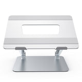 Folding lifting aluminum alloy laptop stand