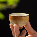 Not Only Elegant But Rough Pottery Teacups