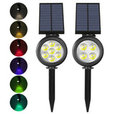 Solar Spotlights Lawn Lamp LED Projection Outdoor Waterproof Garden Light