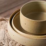 Japanese Style Rough Pottery Plate Retro Style