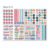 A4 Love Wedding Scrapbooking Stickers