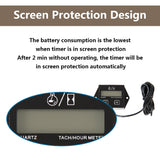 Motorcycle tachometer timer