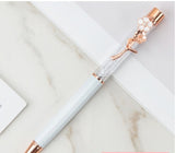 Diamond Pen Holder Flower Decoration Gift Stationery