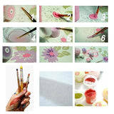 Paint By Numbers Diy Craft Kit Swimming Dog Canvas Wall Art