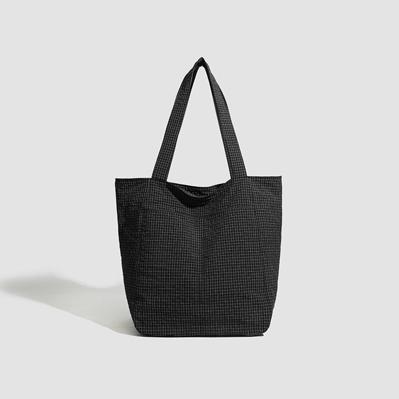 Polyester Striped Seersucker Women's Bag