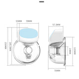 Wearable automatic breastpump