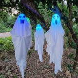 New Halloween White Ghost Pendant Three-color Fade