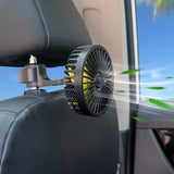 Car Seat Back Row Cooling And Cooling Usb Fan