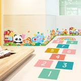 Colorful Checkered Digital Children's Game Stickers