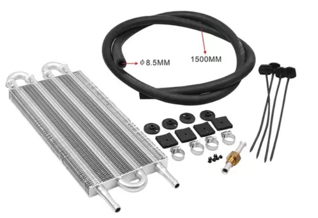 Car Modification Fittings Air-conditioner Pipe Belt Condenser Row Oil Cooler