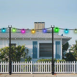 Garden Decoration Ground Lawn Garden Support Outdoor Terrace Decoration String Light Pole