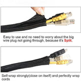 Opening Self-winding Mesh Sleeve Automobile Protective Wire Cover
