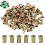 Plated Color Zinc Flat Head Pull Rivet Nut