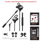 In-ear For Phone Computer Wired With Mic Heavy Bass Computer Headset