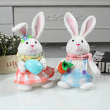 Easter Cartoon Cute Newspaper Egg Radish Luminous Rabbit Tabletop Decoration