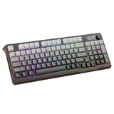 Wireless Bluetooth Dual-mode Keyboard Gradient Belt Display Computer Office