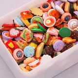Simulation Of Food And Games Miniature Bread Cookie Lucky Bag Resin Accessories