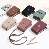Diagonal cell phone bag