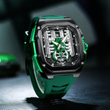 Three-dimensional Hollow Quartz Transparent Bottom Men