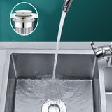 Vegetable Sink Under The Water Pipe Fittings Kitchen Sink Bouncing Core