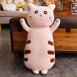 Soft Cat Cute Pillow Multi-purpose Soft Stretch Velvet Dolls For Children